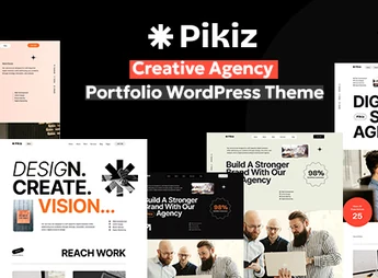 Pikiz – Creative Agency Portfolio WordPress Theme
