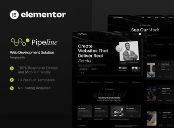 Pipeline – Web Development Solution Elementor Template Kit