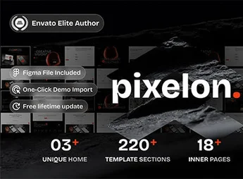 Pixelon – Creative Digital Portfolio WordPress Theme