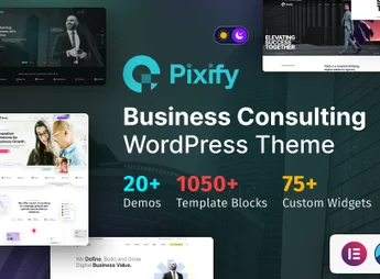 Pixify – Business Consulting WordPress Theme