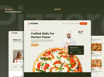 Pizzaro – Pizza Restaurant & Delivery Services Website Elementor Template Kit