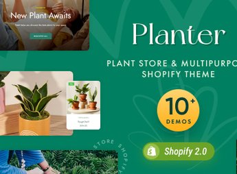 Planter – Multipurpose Sections Shopify Theme