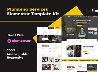 Plumfa – Plumbing and Plumber Services Elementor Template Kit