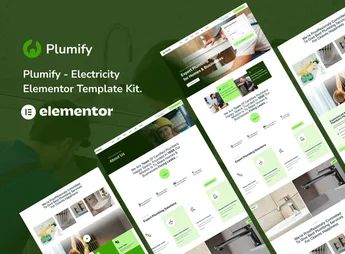 Plumify – Plumber Service Elementor Template Kit
