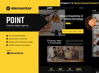 Point – Creative Digital Agency Elementor Template Kit