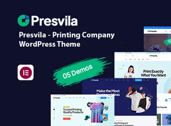 Presvila – Printing Company WordPress Theme