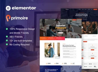 Primoire – Business Consulting Elementor Pro Template Kit