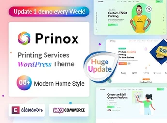 Prinox – Printing Services WordPress Theme