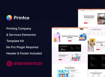 Printco – Printing Company & Services Elementor Template Kit