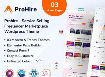 Prohire – Service Selling Marketplace WordPress