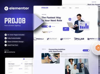Projob – Recruitment Agency Elementor Template Kit