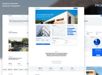 Propertai – Modern Property Investment Elementor Template Kit