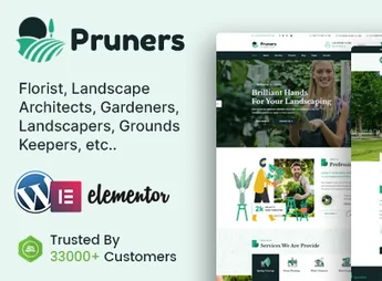 Pruners – Garden Landscaper WordPress Theme