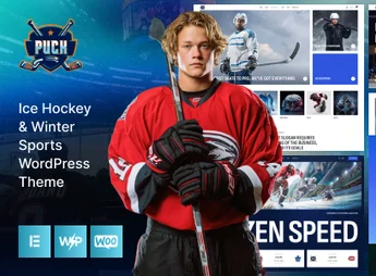Puck – Ice Hockey & Winter Sports WordPress Theme