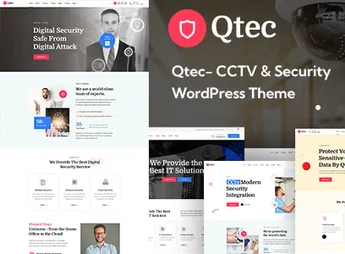 Qtec – CCTV & Security WordPress Theme