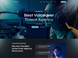 Rame – Voice Over Services Elementor Pro Template Kit