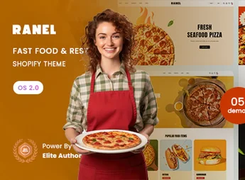 Ranel – Fast Food & Restaurant Shopify 2.0 Theme
