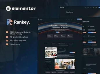 Rankey – Digital Marketing Agency Elementor Template Kit