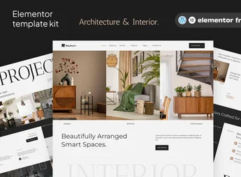 Rauhum – Architecture & Interior Elementor Template Kit