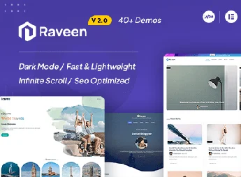 Raveen | Personal Blog & Magazine WordPress Theme