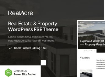 RealAcre – Real Estate & Property Full Site Editing WordPress Theme