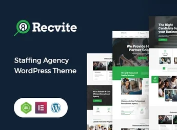 Recvite – Staffing Agency WordPress Theme
