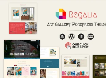 Regalia – Artist Portfolio, Art Gallery Theme
