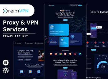 Reimvpn – Proxy & VPN Services Elementor Template Kit