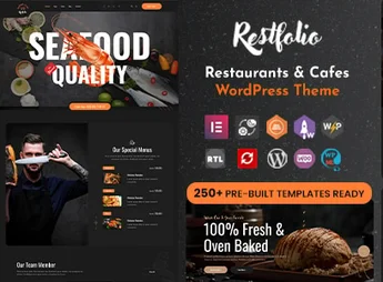 Restfolio – Elementor Restaurants & Cafes WordPress Theme