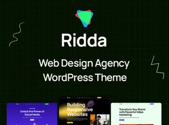 Ridda – Web Design Agency WordPress Theme