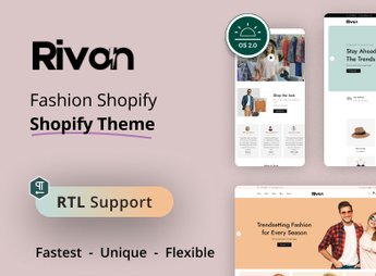 Rivon – Fashion Store Shopify Theme OS 2.0