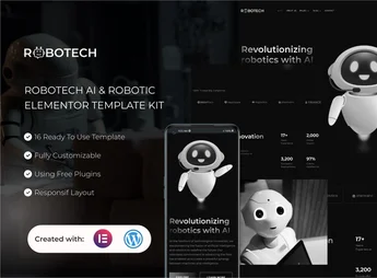Robotech – AI & Robotics Elementor Template Kit