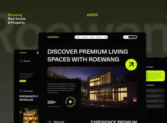 Roewang – Dark Real Estate & Property Website Elementor Template Kit