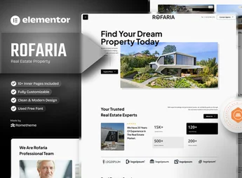 Rofaria – Real Estete Property Elementor Template Kit