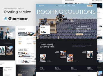 Rofgard – Roofing Services Elementor Template Kit