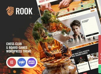 Rook – Chess Club & Board Games WordPress Theme