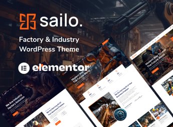 Sailo – Factory & Industry WordPress Theme