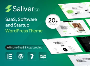 Saliver – SaaS & Software Startup Tech WordPress Theme