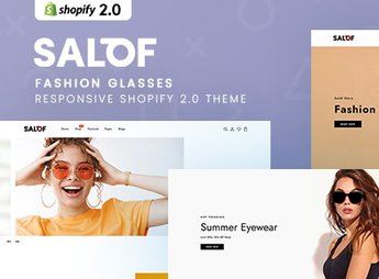 Salof – Fashion Glasses Responsive Shopify 2.0 Theme