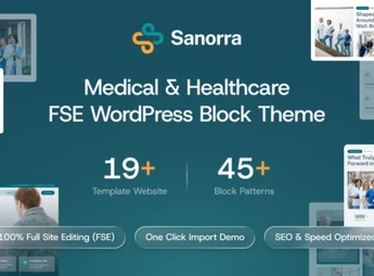 Sanorra – Medical & Healthcare FSE WordPress Block Theme