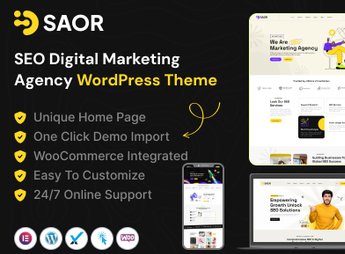 Saor – SEO Digital Marketing Agency WordPress Theme