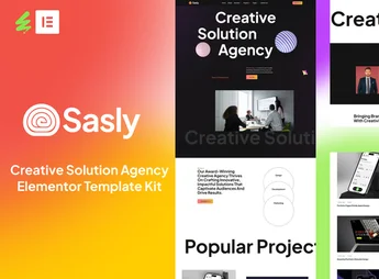 Sasly – Creative Solution Solution Elementor Template Kit