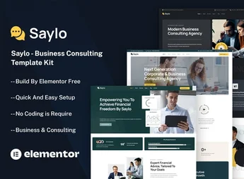 Saylo – Business Consulting Elementor Template Kit