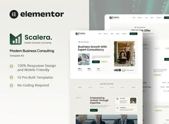 Scalera – Modern Business Consulting Elementor Template Kit