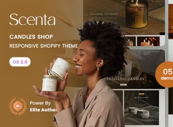 Scenta – Candles Shop Responsive Shopify 2.0 Theme