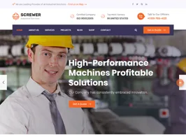 Screwer – Factory and Industrial WordPress Theme
