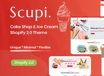 Scupi – Cake Shop & Ice Cream Shopify 2.0 Theme