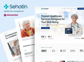 Sehatin – Health Care Service Elementor Template Kit
