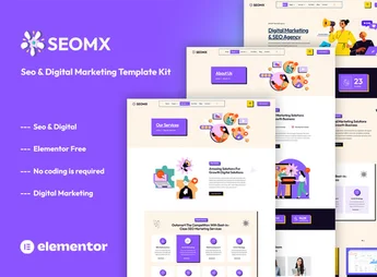 SeoMx – Seo & Digital Marketing Elementor Template Kit