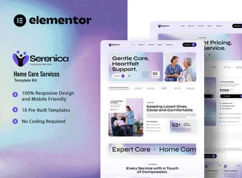 Serenica – Home Care Service Elementor Template Kit